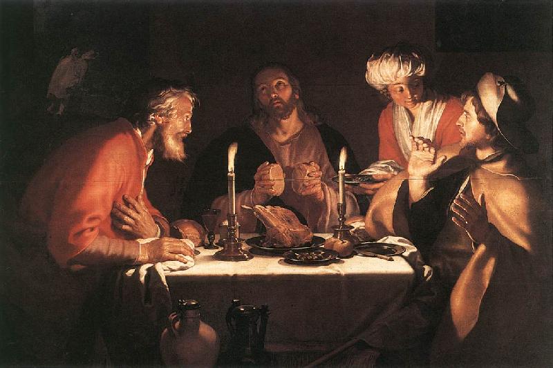 BLOEMAERT, Abraham The Emmaus Disciples oil painting picture